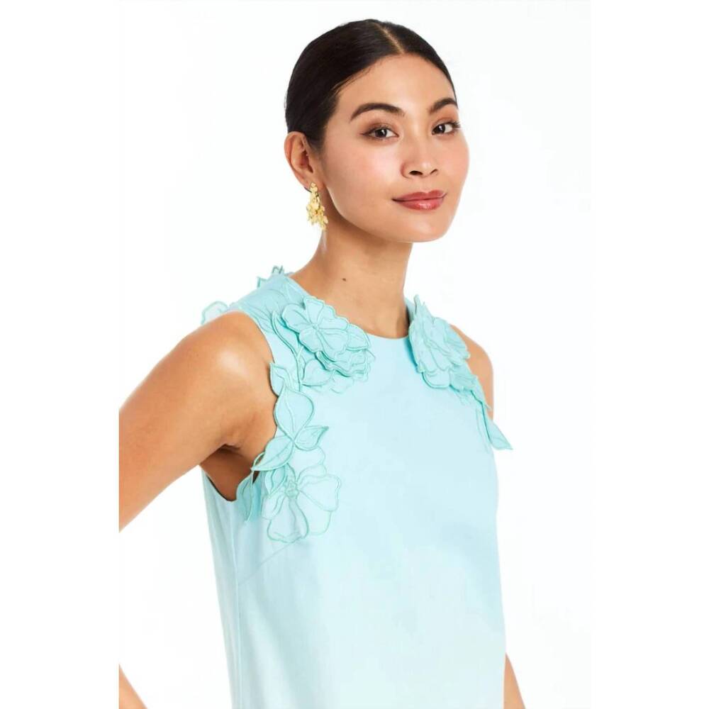 NEW MESTIZA NEW YORK juniper shift mini dress in aegean calypso - Picture 2 of 2